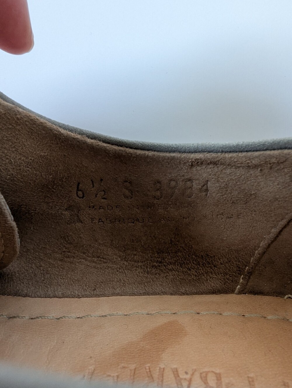 Poppy Barley the Eyelet Oxford Shoe in Gray Suede - 6.5 - Picture 9 of 11